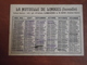 Calendrier, 1903,  LA MUTUELLE DE Limoges,INCENDIES, Type Recto Verso - Petit Format : 1901-20