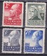 1927 Rode Kruis Zegels 4 Waarden Uit De Serie Postfris NVPH 203 / 206 - Unused Stamps