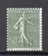 - FRANCE N° 198 Neuf ** MNH - 50 C. Olive Semeuse Lignée 1924-32 - Cote 13 EUR - - 1903-60 Semeuse A Righe