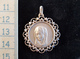 Pendentif  En Argent ,medaille Ste Marie - Ethnisch