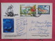 Tahiti - Bienvenue à Tahiti - Superbe Affranchissement Avec 3 Timbres - Recto Verso - Tahiti