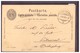 ENTIER POSTAL PEINT A LA MAIN - GANZSACHE - A LA FRONTIERE A BÂLE - CACHET LINEAIRE: RIEHEN BAHNHOF - TB - Basilea