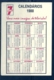 1988 Pocket Calendar Calandrier Calendario Portugal Revista Magazine Review 7 Dias - Grand Format : 1981-90