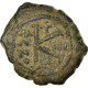 Monnaie, Maurice Tibère, Demi-Follis, 584-585, Constantinople, TB+, Cuivre - Byzantium