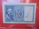 ITALIE 10 LIRE 1935-44 AVEC CACHET:8 AVRIL 1938 CIRCULER (B.11) - Italia – 10 Lire