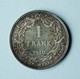 Belgique België 1 Frank Argent 1910 Albert I. - 1 Franc