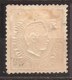 Portugal, 1870/6, # 38 E Dent. 12 3/4, Tipo I, Papel Porcelana, MH - Unused Stamps