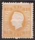 Portugal, 1870/6, # 37 Dent. 12 3/4, MH - Unused Stamps