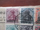 Delcampe - Saargebiet 1920 3 Brief Vorderseiten Mit Verschiedenen Marken U.a. Nr. 9 Aufdrucktype III Und Aufdruckabarten ?!? - Used Stamps