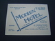 BROCHURE Ancienne 1950 : MODERN HOTEL - PERRYMOND ( WAGONS LITS ) VOLONNE ( ALPES HAUTE PROVENCE ) - Dépliants Turistici