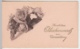 (9296) Glückwunschkarte Hochzeit, Rosen, Vor 1945 - Hochzeiten