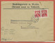 BOHEME ET MORAVIE LETTRE DE SERVICE DE 1944 DE VOTICE POUR PRAGUE - Brieven En Documenten