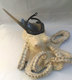 Polpo Piovra Octopus Ceramica Stile Giapponese Artigianale Raku Fatta A Mano Japanese Style Handmade Pottery - Unclassified