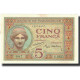 Billet, Madagascar, 5 Francs, 1937, KM:35, SPL - Madagascar