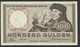 :Netherlands  -  100 Gulden 1953 'Erasmus' Prachtig + - 100 Gulden