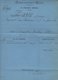 Delcampe - PROCES-VERBAL De La Saisie De Lettre Revêtue D’un Timbre-poste D’affranchissement Présumé Frauduleux + Lettre Type. - 1801-1848: Precursors XIX