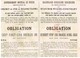 Titre Ancien - Gouvernement Impérial De Russie - Chemin De Fer De Riajsk-Viasma - Obligation De 1889 - Déco - Spoorwegen En Trams