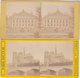 Lot De 4 Photo Stero-75- Paris -arc De Triomphe,opéra,notre Dame,are Du Carrousel - Stereoscoop