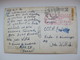 BRAZIL SAO PAULO POSTAL METER TO  RUSSIA USSR  OLD POSTCARD  , 0 - Andere & Zonder Classificatie