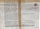 VP16.996  - Empire - MEAUX 1814 - Affiche 30 X 42 Concernant La Vente D'une Maison Située à CROUY SUR OURCQ - Manifesti