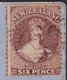 NEW ZEALAND - ENGLAND 6d CHALON COVER - Brieven En Documenten