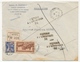 TUNISIE - Env. Recommandée De TUNIS-ROUSTAN Pour RAS-DJEBEL - Retour à L'envoyeur 38 - 1940 - Storia Postale