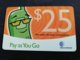 ST LUCIA   $25,- PAY AS YOU GO   (extra Text We Make The Best Connetions )prepaid Fine Used Card  ** 662** - Sainte Lucie