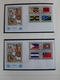 Delcampe - Wereld Unicef / Verenigde Naties Mostly Only Pages With Stamps Photographed - Sammlungen (im Alben)