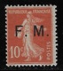 FM N° 5 TIMBRES-POSTE SURCHARGES NEUF ** TTB COTE 4 € - Militärische Franchisemarken