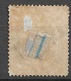 France   Télégraphes  N° 6  Oblitéré B/TB Cachet Ondulé Bleu  Sidi Bel Abbes 13/10/1870   RRR   B/TB     - Telegramas Y Teléfonos