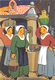 ¤¤    -   Lot De 4 Cartes  -  Illustrateur " FILIPPI "  -  Santons De Provence       -   ¤¤ - Filippi