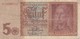 BILLETE DE ALEMANIA DE 5 REICHSMARK DEL AÑO 1942   (BANKNOTE) - 5 Reichsmark