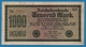 DEUTSCHES REICH 1000 Mark Code KH 	15.09.1922	# Da 796671 P# 76f - 1000 Mark