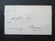 Italien Vorphila / Prephila 1827 Faltbrief Mit Inhalt Und 3 Stempel / Ovalstempel Interessant??!! - ...-1850 Préphilatélie