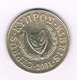 20 CENTS 2001  CYPRUS /2285/ - Zypern