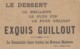 Commerce - Magasins - Biscuits Guillout 84 Rue Rambuteau Paris - Médecine Journal - Mort - Negozi