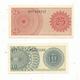 Billet , Bank INDONESIA , 10 Et 25 Sen ,1964 ,  2 Scans , Unc  LOT DE 2 BILLETS - Indonésie