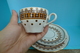 Delcampe - Old VTG USSR Soviet Latvia RIGA RPR Cup Saucer Plate Set Porcelain Ornament Mark - Andere & Zonder Classificatie