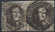 Médaillon - N°3 En Paire Obl P73 "Liège". Superbe Frappe ! - 1849-1850 Medallions (3/5)