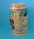 Old Drinkware Germany Collectibes Relief BEER MUG Stein Men Drink Mark Foreign - Andere & Zonder Classificatie