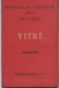 Carte Du Ministère De L'Intérieur : VITRE 35 - 1/100 000ème - 1886. - Roadmaps