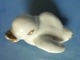 Vintage Antique Old Porcelain Duck Duckling Miniature Bird Figurine White Gold - Pájaros