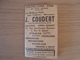 DOCUMENT PUBLICITAIRE J. COUBERT COUTELLERIE PARIS - Advertising