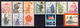 Delcampe - P.R.C. Years 1954/55/56/57/58/59 Lot Of 74 Canceled Stamps In Complete Sets And Fragments - 6 Images Year By Year - Usati