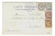 VERSAILLES Carte Postale Avec Panaché De Timbres De Différentes Valeurs Circulée 1902 - 1877-1920: Période Semi Moderne
