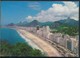 °°° 20000 - BRASIL - RIO DE JANEIRO - VISTA DAS PRAIAS DO LEME E COPACABANA - 2002 With Stamps °°° - Rio De Janeiro