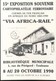 15e Exposition Souvenir  " Via Africa - Rail " - Trenes