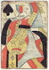 CARTE A JOUER ANCIENNE XVIII ème 18 ème - Playing Card - Dame De Pique - PALLAS - Playing Cards (classic)