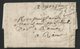 1694 MEUSE Lettre Datée De Ligny Et Adressée à Reims Avec La Taxe Manuscrite "3" - ....-1700: Voorlopers