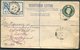 1944 GB Registered Letter Stationery, Field Post Office 524 Italy - Canadian Bank Of Commerce, London. B.A.P.O.6 Censor - Lettres & Documents